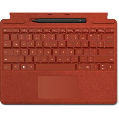 Microsoft マイクロソフト スリム ペン 2 付き Surface Pro Signature キーボード ポピー レッド 8X6-00039